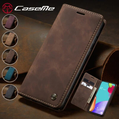 Magnetic Wallet Case Leather Flip Cover for Huawei Mate 30/Mate 60 Pro/ P Smart - Image 1 of 4