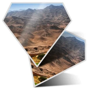 2 x Diamond Stickers 10 cm  - Yazd Iran Mountain Landscape Nature  #24458 - Afbeelding 1 van 9
