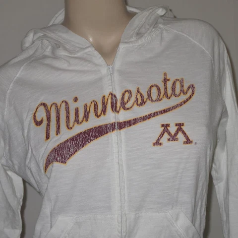 University of Minnesota Golden Gophers Womens MEDIUM Hoodie Jacket Shirt Cover