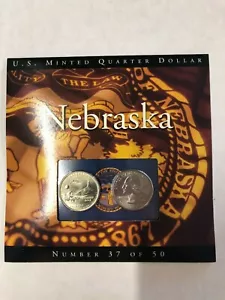 2006 NEBRASKA SET QUARTIER GENERALE DI STATO NON IN CIRCOLAZIONE SCHEDA INFORMAZIONI SIGILLATA P&D - Foto 1 di 3