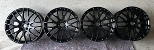 PLATIN Felgen Audi Mercedes etc 8x19“ ET28 Schwarz Matt Neu Pulverbeschichtet - Bild 1 von 5