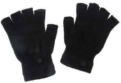 Men Women Winter Warmer Knit Knitted Casual Gloves Stretch One Size Many Styles - Image 1 of 2