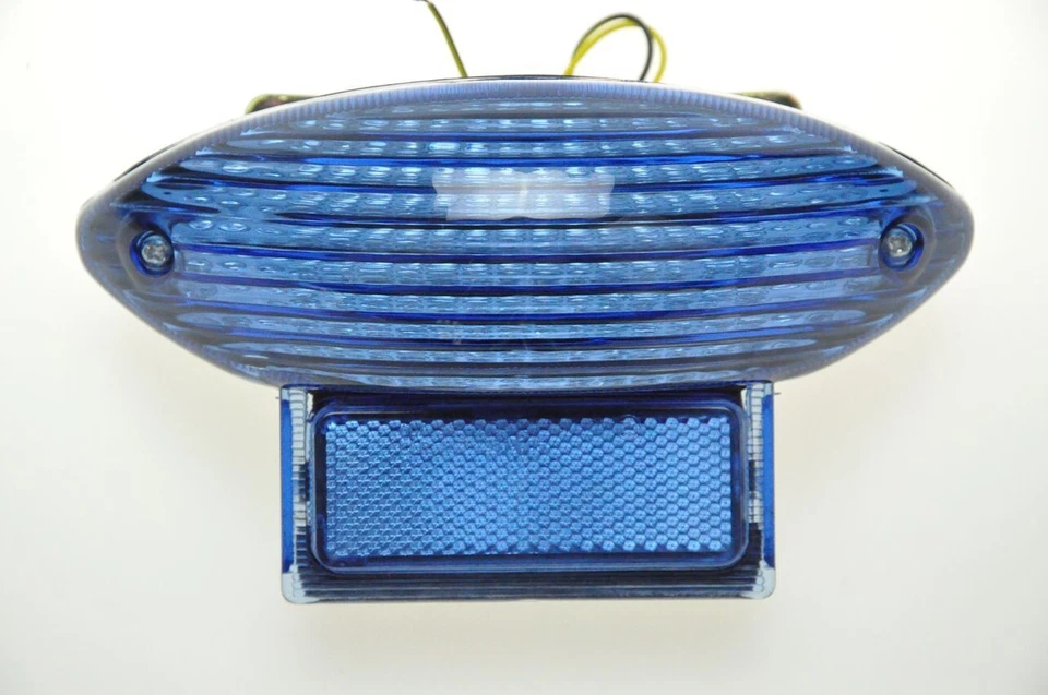 Luz trasera LED señal de giro apta para Suzuki 99-07 Hayabusa 98-06 Katana 600/750 azul Foto 1 de 4