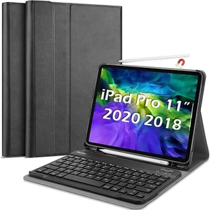 ProCase iPad Pro 11 Keyboard Case (2nd Gen 2020/ 1st Gen 2018), Premium Leather - Picture 1 of 7