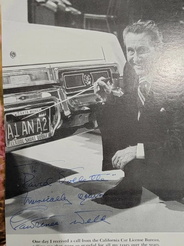 Lawrence Welk Signed Magazine Page Small Picture Cover