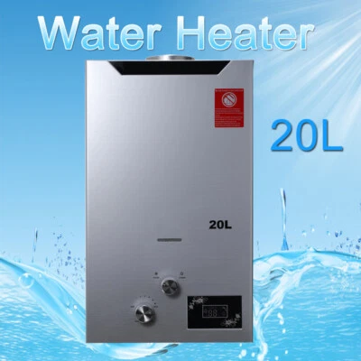 20L LPG Portable Water Heater Propane Tankless with Shower for Camping - Image 1 of 4