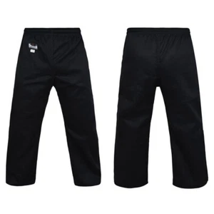 Morgan Sports Dragon Gi Martial Arts Pants - 8oz - Black - Kids & Adults Sizes - Picture 1 of 40