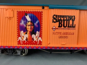 LGB 44673 Sitting Bull Boxcar w/Metal Wheels LZG143 - Picture 1 of 12