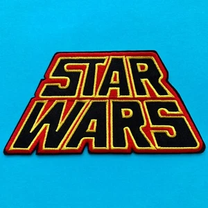 LARGE STAR WARS SPACE MOVIE EMBROIDERED APPLIQUÉ PATCH SEW OR IRON ON - Picture 1 of 1