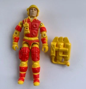 Mochila casco vintage Hasbro GI JOE figura de acción Blowtorch 1984 - Imagen 1 de 8