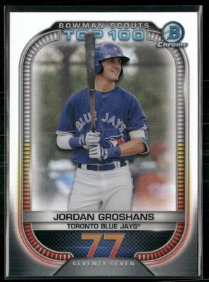 Jordan Groshans 2021 Bowman Scouts Top 100 #BTP-77 - Image 1 of 2