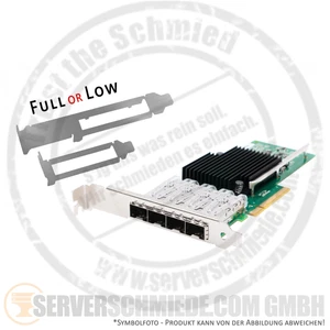 Intel X710-DA4 Controller PCIe x8 Quad 4x 10GbE SFP+ Converged Ethernet OEM - Bild 1 von 5