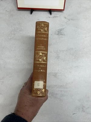 McAdam & Milne | Johnson's Dictionary A Modern Selection | 1963 Hardcover Ex-Lib - Image 1 of 4