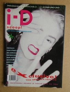 i-D Magazine. No. 41. October 1986. The Media Issue. - Picture 1 of 6