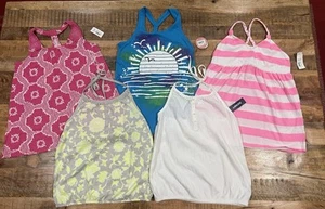 Girl’s Summer Tops NWT Sz. 10/12 Lot of 5 Tanks & Halters Old Navy & So (Kohls) - Picture 1 of 7