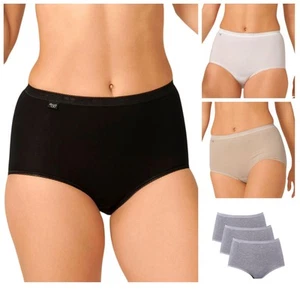 Sloggi Basic Maxi Brief 10007656 Womens Lingerie Knickers Multipack 3 Pack - Picture 1 of 16