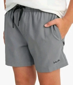 HUK Boys' Pursuit Volley, Quick-Dry Fishing Shorts for Kids Night Owl - Picture 1 of 1