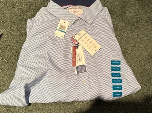 INTERNATIONAL REPORT SHORT SLEEVE 4 WAY STRETCH  XXL (NWT) RTL $68 - Picture 1 of 8