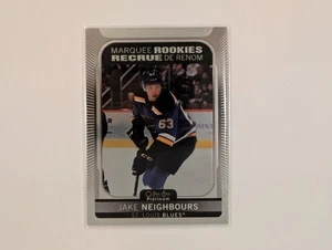 2021-22 O-Pee-Chee Platinum JAKE NEIGHBOURS #278 Marquee Rookie RC - Picture 1 of 2