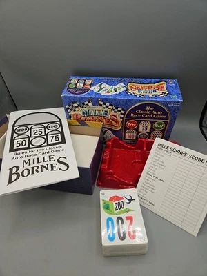 VTG 1999 Mille Bornes Collector's Edition Classic Auto Race Card Game - COMPLETE - Image 1 of 4