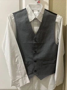 Boys Calvin Klein Shirt Pants and Vest Size 16 - Picture 1 of 3