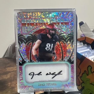 2023 Wild Card Alumination Draft Retail Purple Wave /10Josh Whyle Rookie Auto RC - Picture 1 of 2
