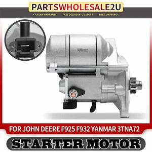 Starter Motor for John Deere F925 F932 755 Yanmar 3Tna72 3T72 12V CW 1.0KW 11T - Picture 1 of 9