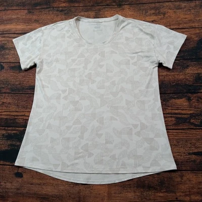 REI CO OP 女式短袖打底 T 恤大号米色 — 第 1/4 张图片