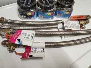 Válvula de bola de conexión para calentador de agua SharkBite Max UR3068FX18BV 1/2" X 3/4" FIP 18 pulgadas - Imagen 1 de 9