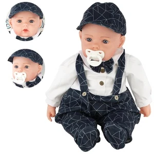 Soft Bodied Baby Doll 20” BiBi Doll with Sounds & Dummy Toy - “Pebble" - Picture 1 of 8