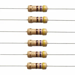 10 Pack~100PACK 470 Ohm Ω 5% Tolerance 1/4W 0.25 Watt Carbon Film Resistor - Picture 1 of 5