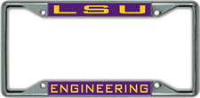 Louisiana State University LSU ENGINEERING  License Plate Frame