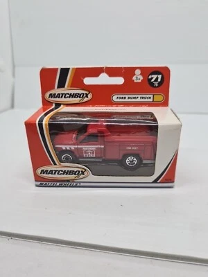 VINTAGE MATCHBOX Superfast #71 FORD DUMP UTILITY TRUCK DIECAST New In Box 96238 - Image 1 of 4