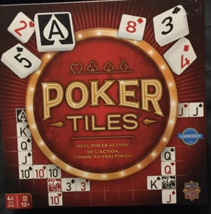 Juego de mesa de azulejos de póquer Masterpieces ~Disfruta de la diversión del póquer sin las cartas ~NUEVO - Imagen 1 de 12