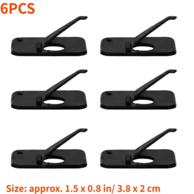 6Pcs Archery Arrow Rests Recurve Bow Shoot Hunting Adhesive Right Left Hand - Image 1 of 4