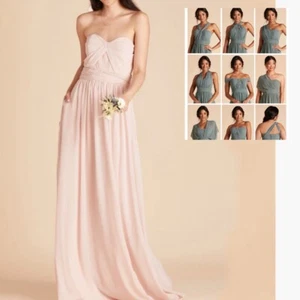 Birdy Grey GRACE Convertible Dress in Pale Blush Pink Size S - Picture 1 of 6