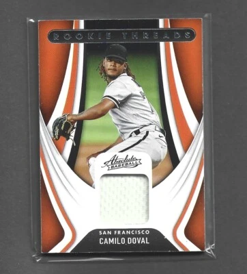 2022 Panini Absolute Rookie Threads - Camilo Doval #RT-CD San Francisco Giants  - Image 1 of 2