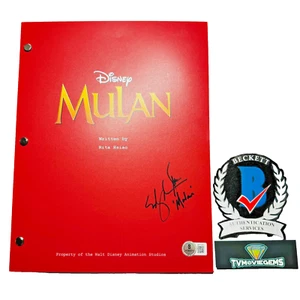 MING-NA WEN SIGNIERT MULAN VOLLFILMSKRIPT DREHBUCH mit BECKETT BAS COA - Bild 1 von 2