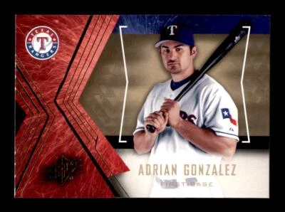 2005 SP Collection: 2005 SPx #4 Adrian Gonzalez - Crease Free - Image 1 of 2
