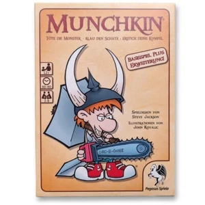 Munchkin Basisspiel & Erweiterung 1 + 2 Set / Pegasus Spiel / Innen neu in Folie - Bild 1 von 6