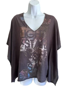 Hang Ten Size S Multicolor Short Sleeve Top - Picture 1 of 5