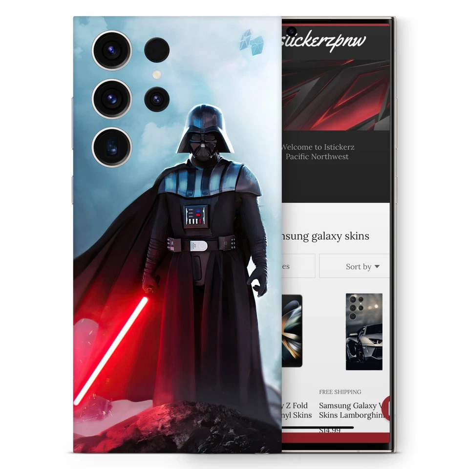Samsung Galaxy Vinyl Skins Darth Vader - Image 1 of 1