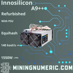 Innosilicon A9++ Refurbished With PSU - Equihash - Picture 1 of 1