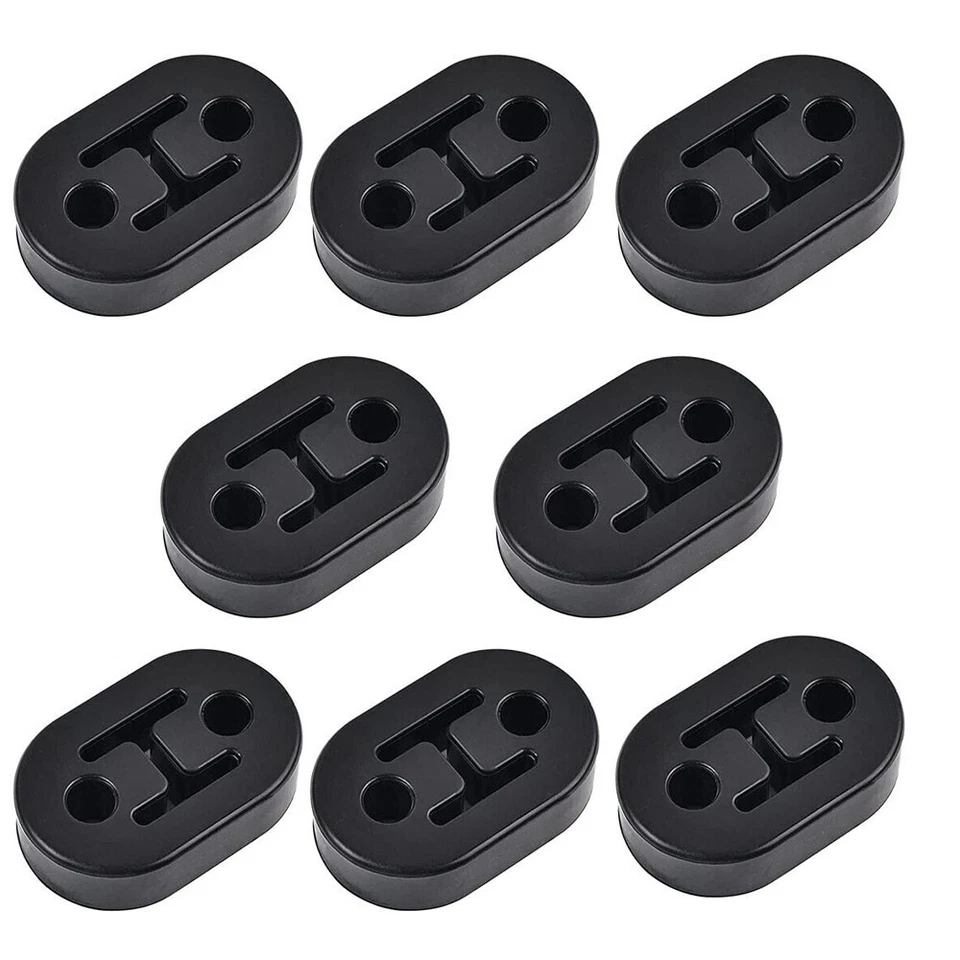 4pack Heavy Duty Rubber Exhaust Tail Pipe Mount Bracket Hanger Bushing Insulator