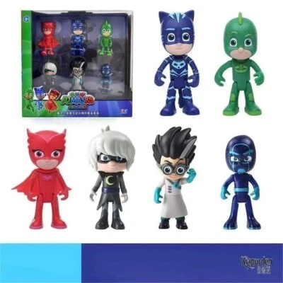 NEW PJ Masks Deluxe Figure Set Masks Kids Play Toy Figures with Accessories Gift