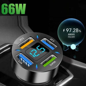 Four-port Car Charger 4USB Car Charger - Picture 1 of 15