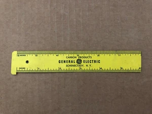 Vintage GENERAL ELECTRIC Carbon Products Mechanical Ruler Schenectady NY - Picture 1 of 7