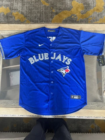 Vladimir Guerrero Jr. Jersey NEW Mens Large Blue Toronto Blue Jays Cover