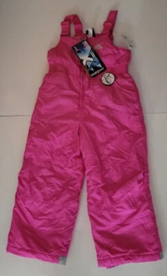 Mono con tirantes de nieve ZeroXposur (rosa brillante) resistente al agua y la lluvia talla 4 para niña Foto 1 de 4