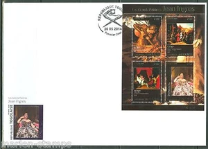 Togo 2014 Gran Pintores Jean Ingres Hoja FDC - Imagen 1 de 1